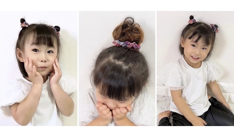 着画♡ピュアミニリボン　レトロチェック柄