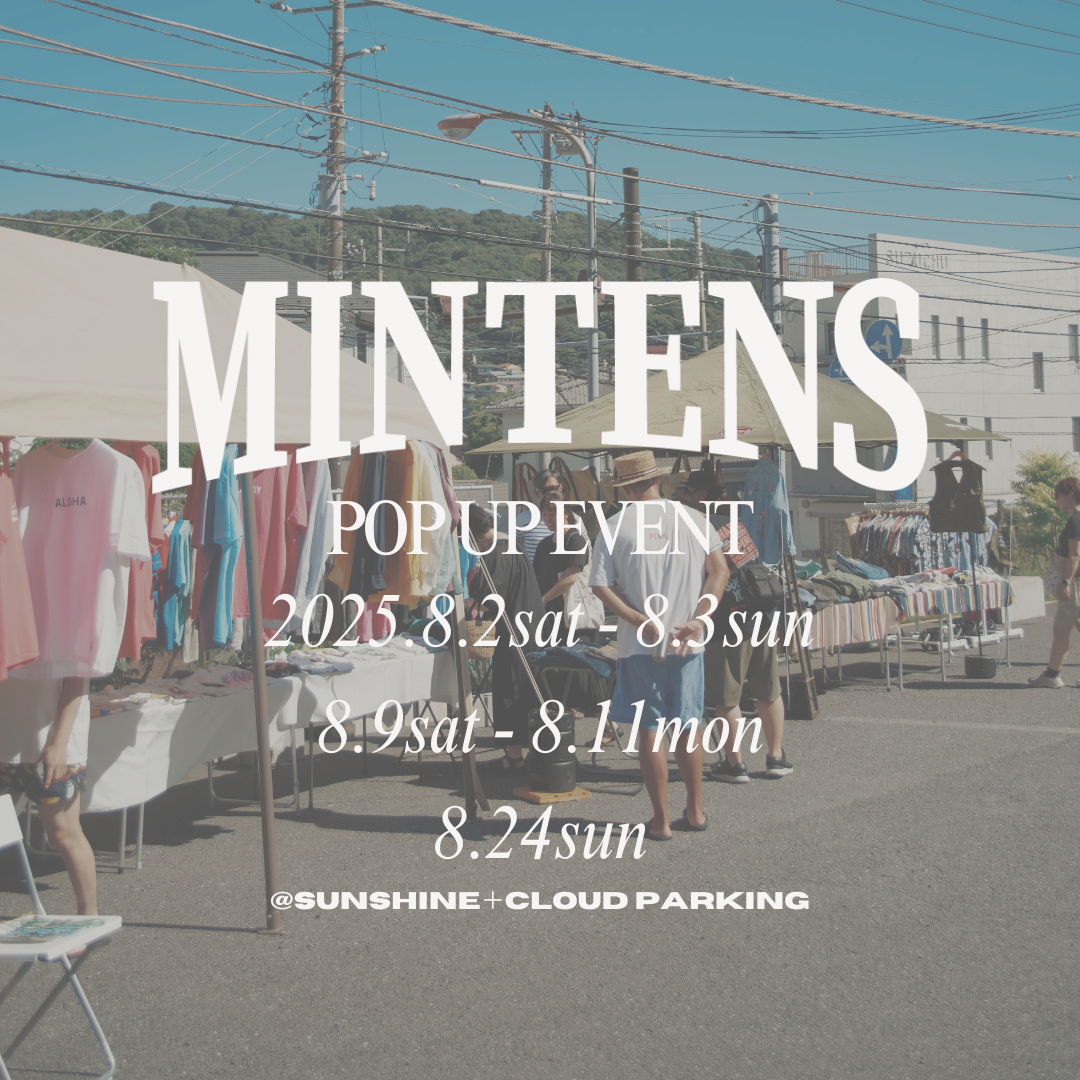 8/2~8/3、8/9~8/11、8/24 POP UP ＠葉山 SUNSHINE＋CLOUD