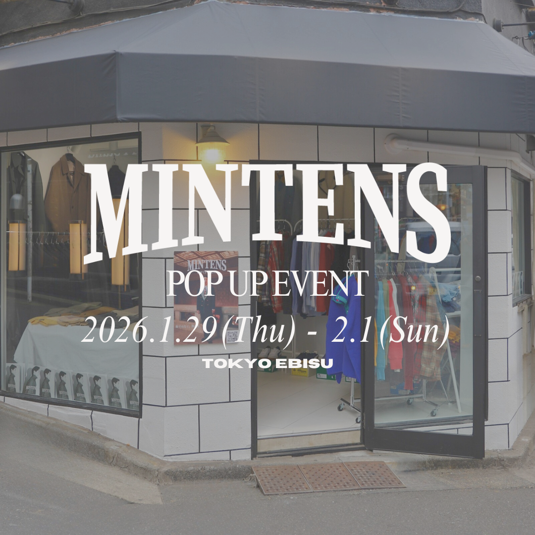 2026.1.29(木) ~ 2.1(日) ポップアップイベント @東京・恵比寿