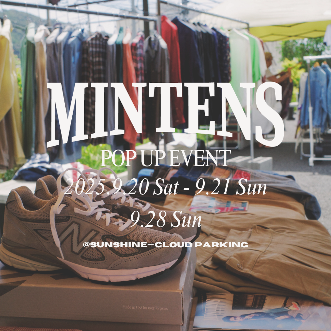 9/20(土)~9/21(日)、9/28(日) POP UP @葉山 SUNSHINE+CLOUD