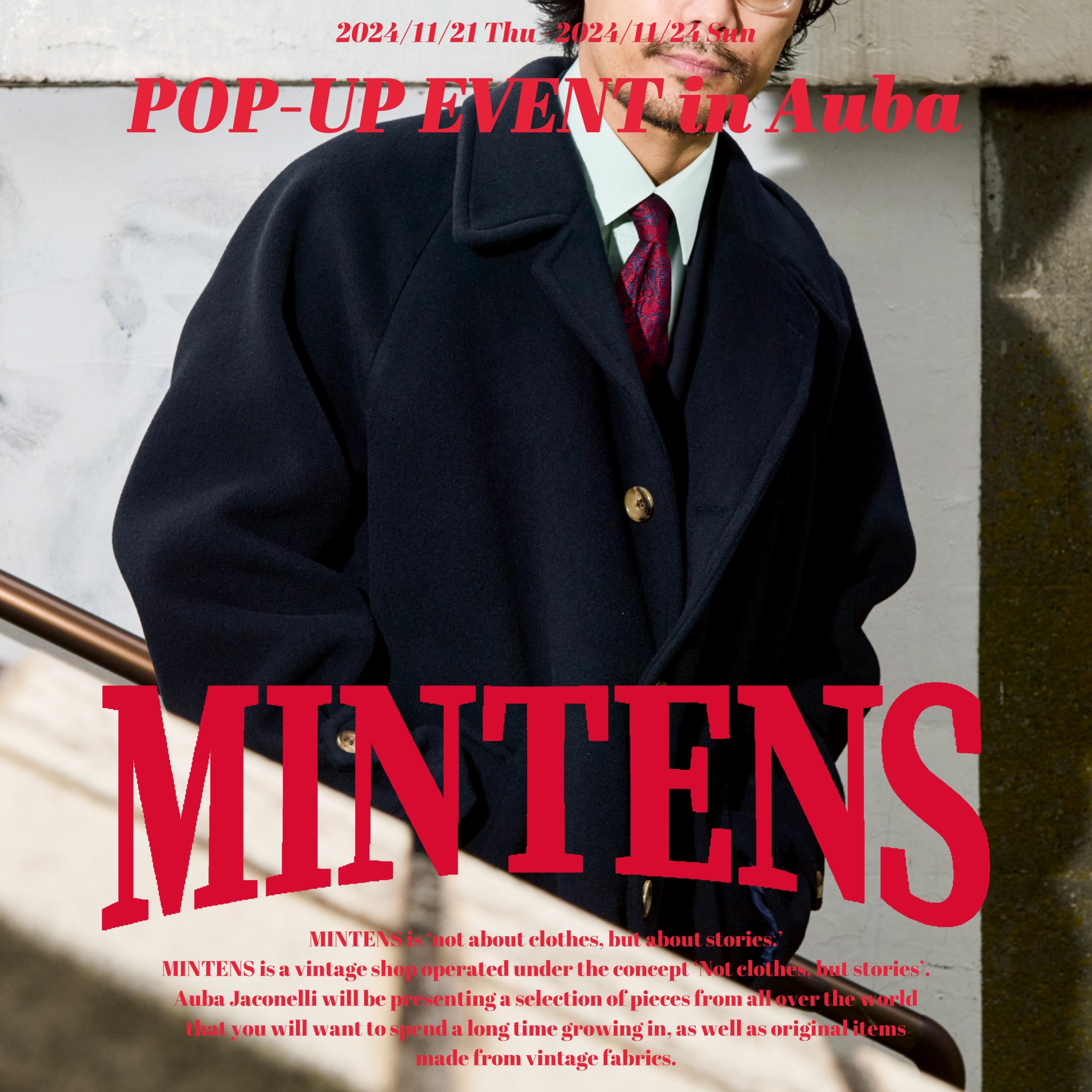 2024.11/21(Thu) ~ 24(Sun)ヴィンテージと珈琲を楽しむPOP UP STORE