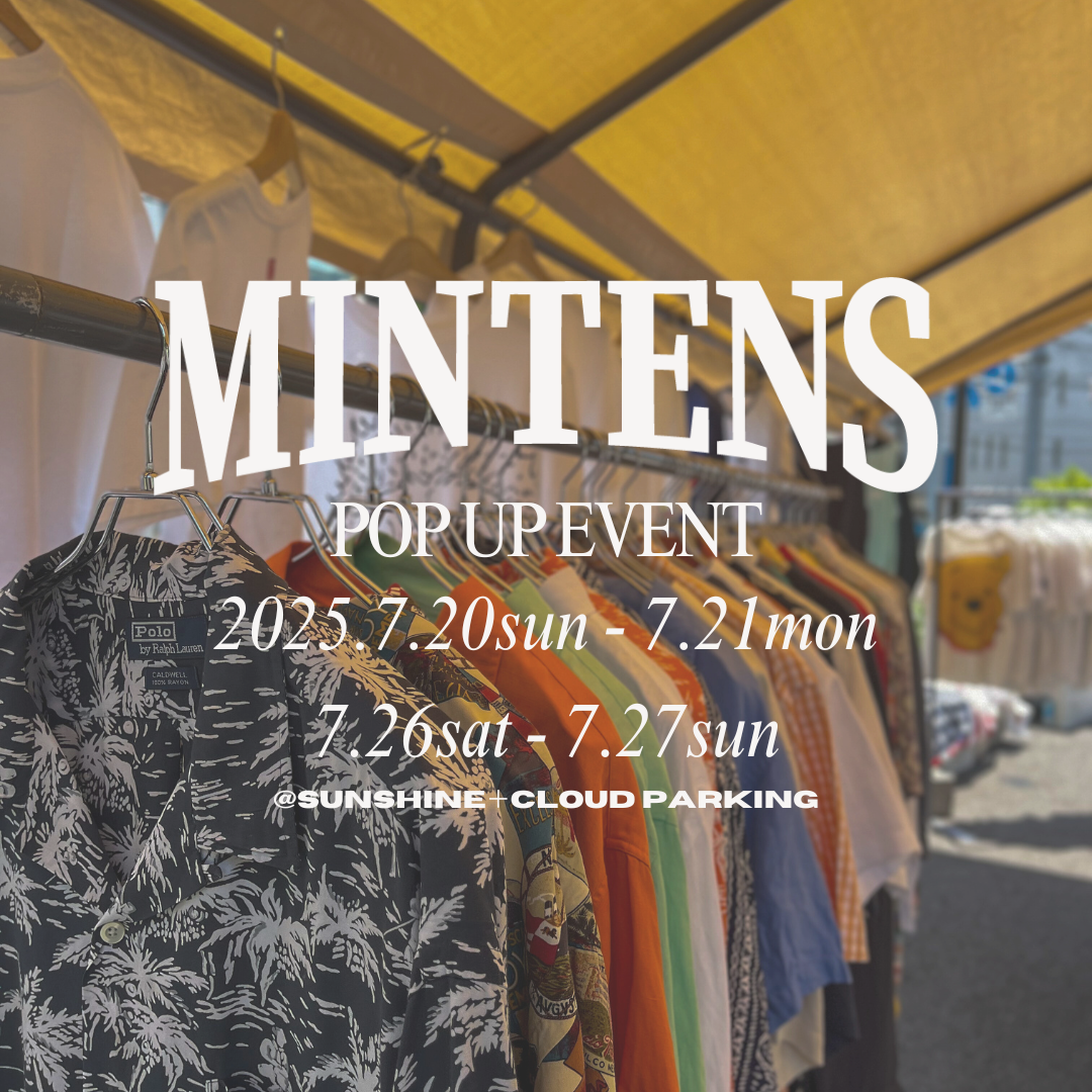 7/20~7/21、7/26~7/27 POP UP ＠葉山SUNSHINE＋CLOUD