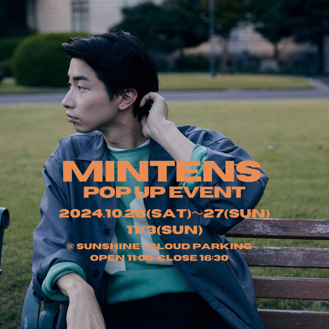 10/26~27、11/3 POP UP EVENT @SUNSHINE＋CLOUD