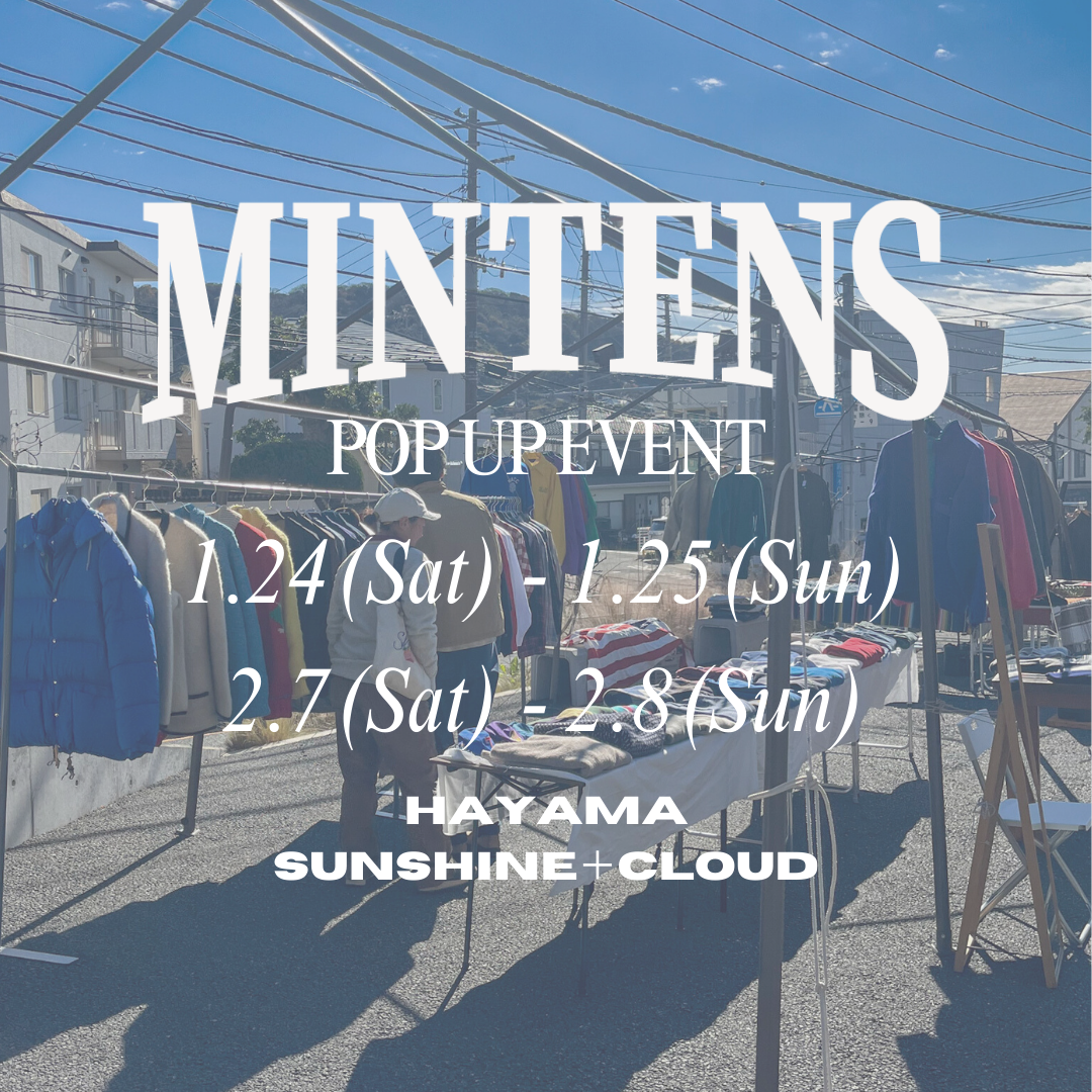 1/24〜1/25、2/7〜2/8 新春ポップアップイベント 葉山 SUNSHINE＋CLOUD
