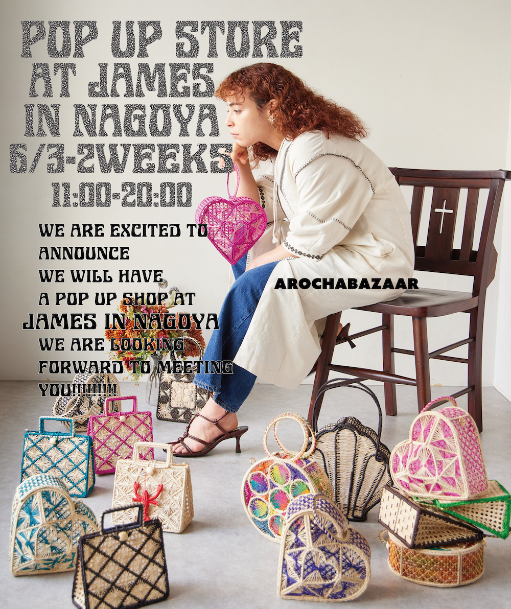 POP UP STORE INFO at JAMES in NAGOYA