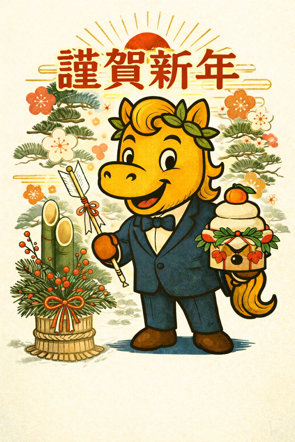 【新年のご挨拶】今年もよろしくお願いします｜乗馬用品・馬具の通販 Lauro Tack