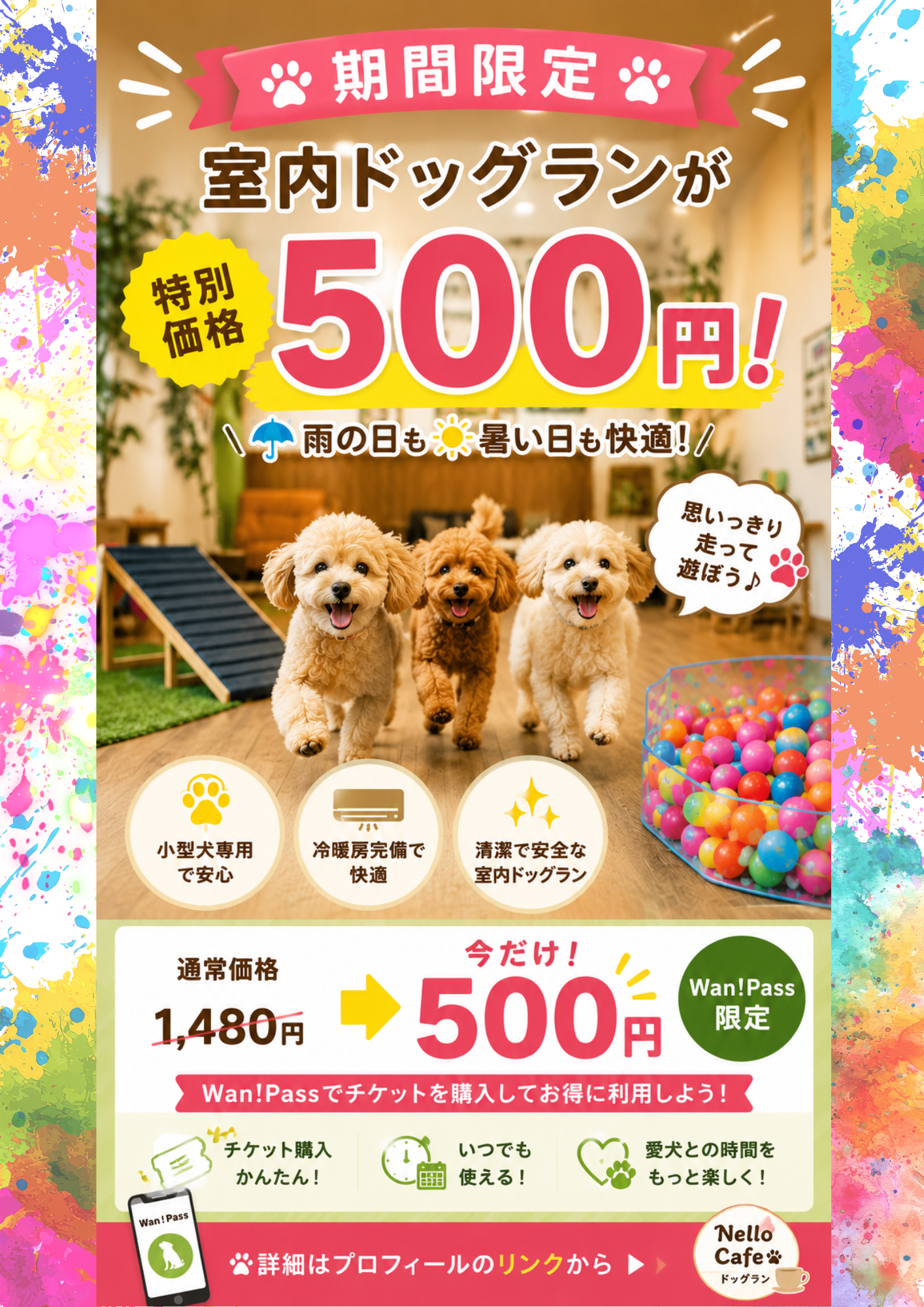 ドッグラン期間限定価格❣
