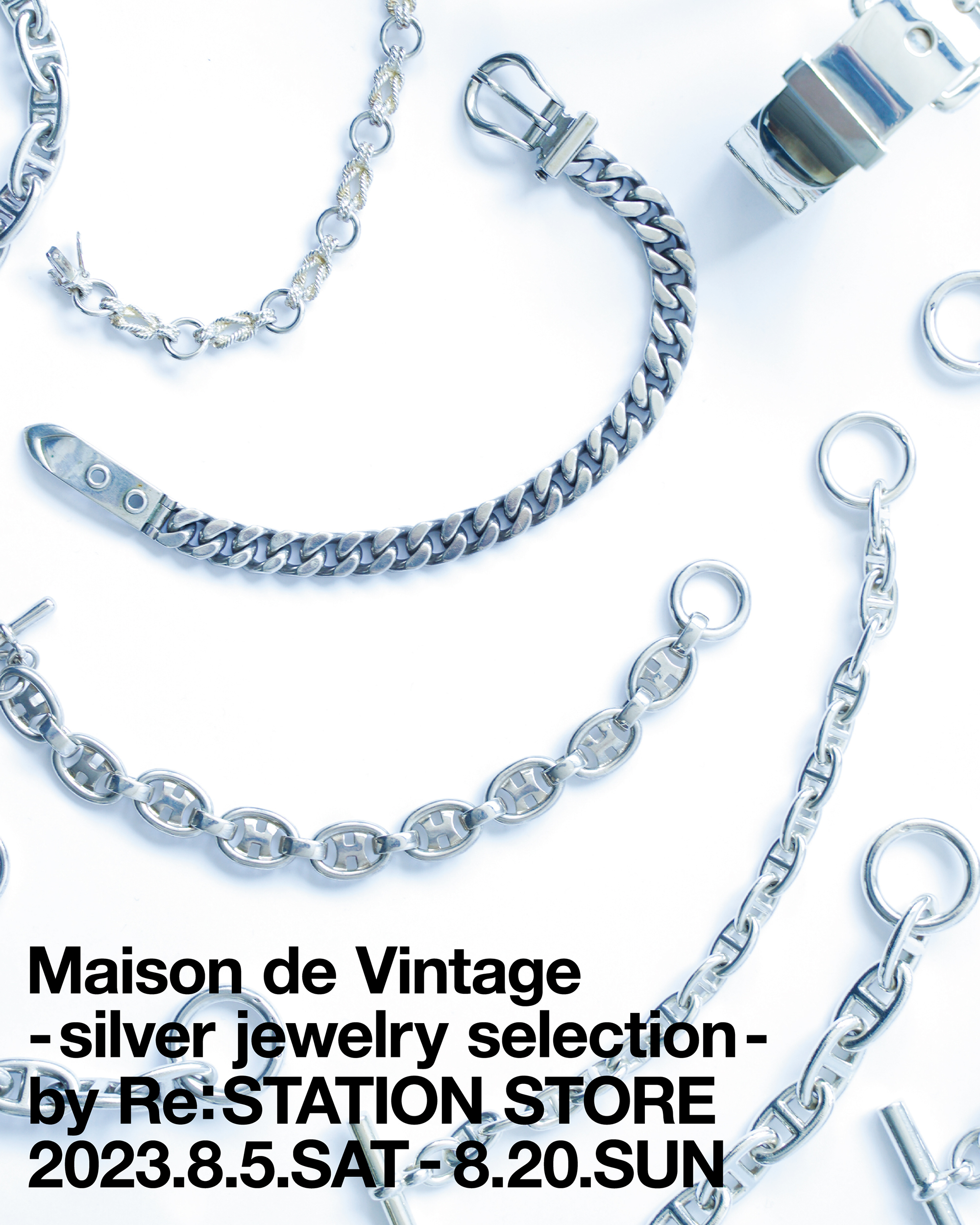Maison de Vintage -silver jewelry selection
