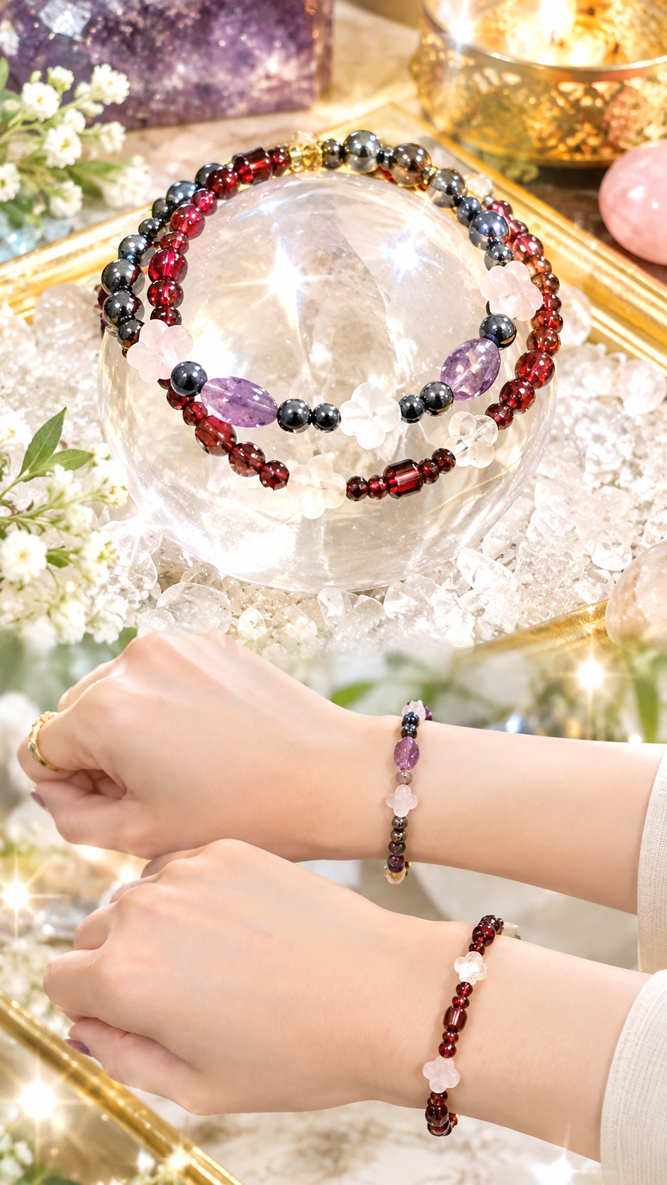 ✨お友達と一緒に幸せを願うブレスレット✨