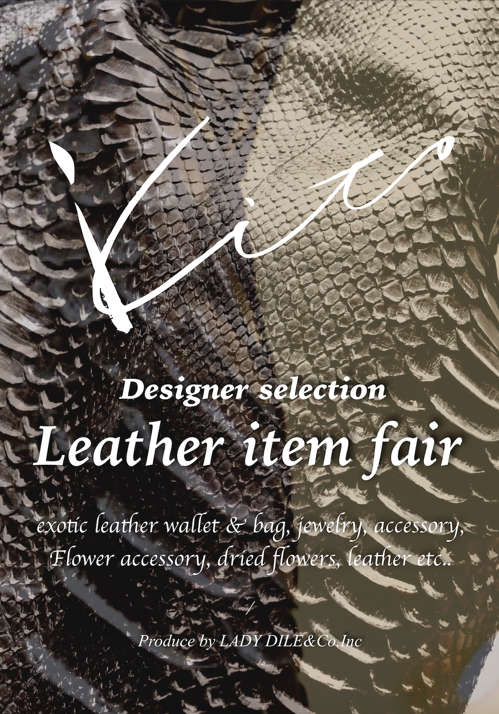 Kito Designer selection Leather item fair開催中