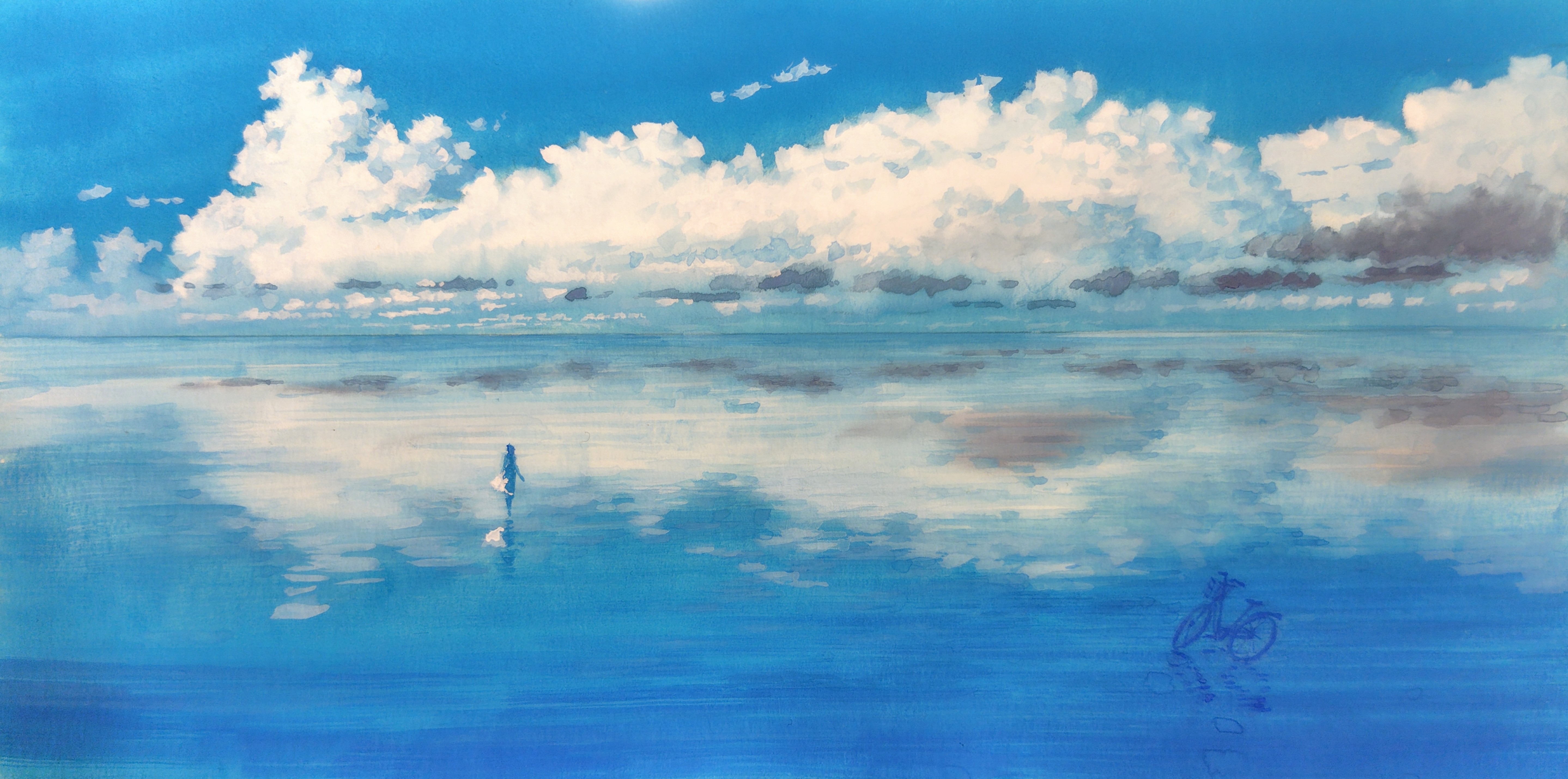 夏イラスト『夏の果てまで』完成！