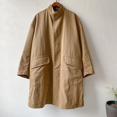 【STILL BY HAND】スティルバイハンド　CO02203　スタンドカラーワイドコート