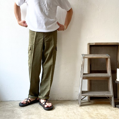 Austrian Army/ 80s Fatigue Cargo Pants/ Deadstock