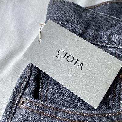 【CIOTA】シオタ　スビンコットン13.5ozストレートデニムパンツ　PTM-1STB　　