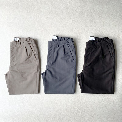 【STILL BY HAND】スティルバイハンド PT02203 コットンダブルクロス1タックパンツ