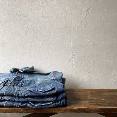 【orslow】オアスロウ 40’s Pleated Front Blouse デニムジャケット 