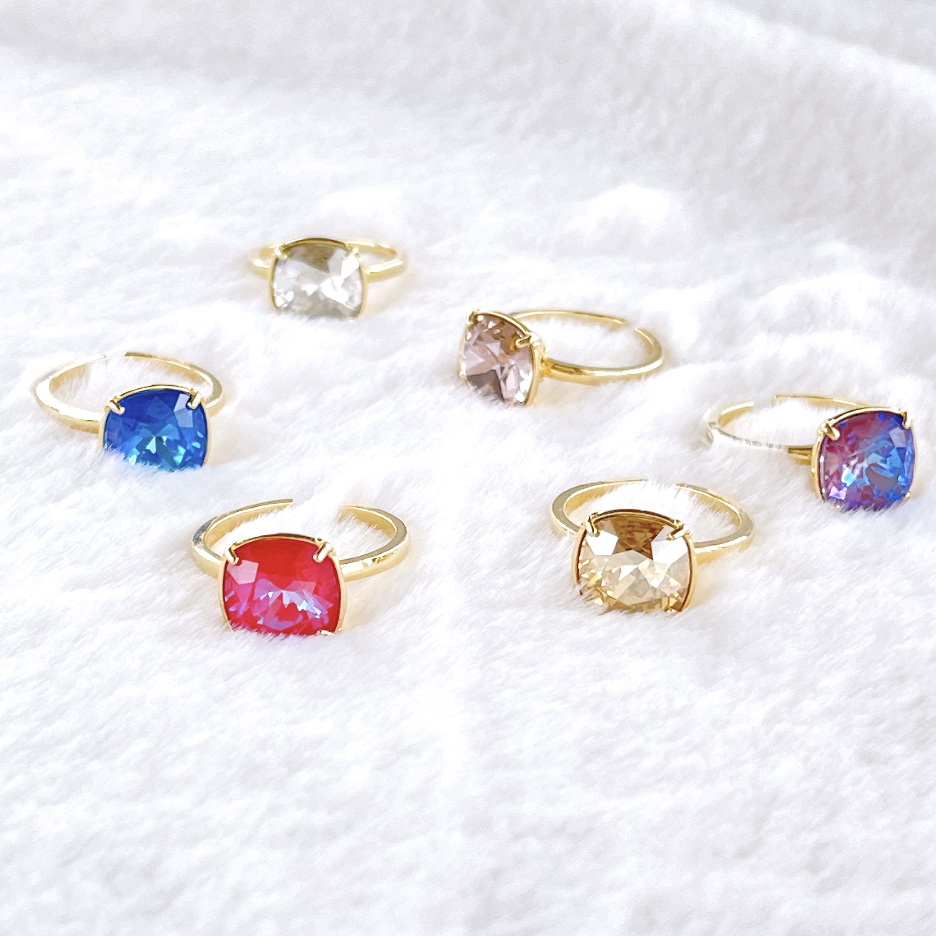 新入荷✧大粒ビジューリング💍✨＆10%OFFクーポン❣️