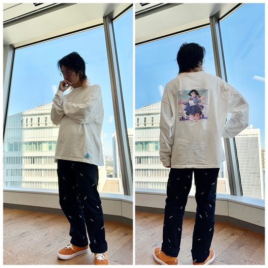 新作のビッグシルエットロングスリーブTができました