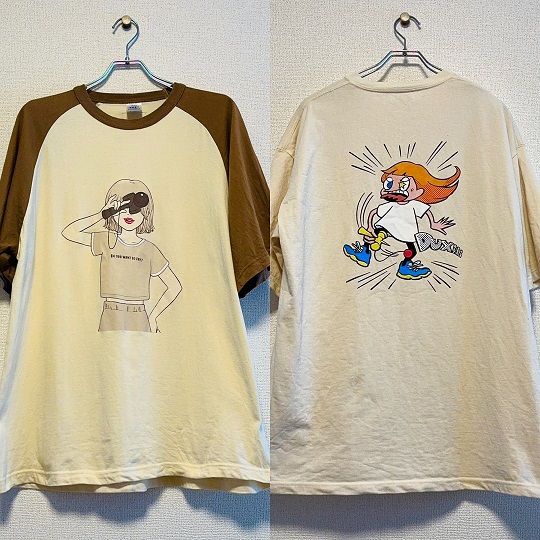 新作のTシャツが2種類同時販売開始です