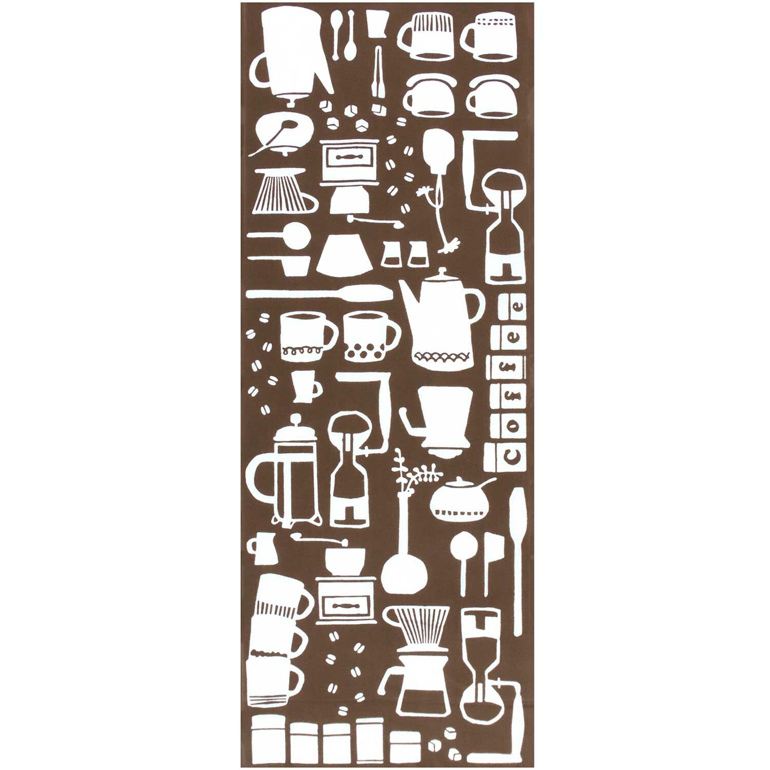 コーヒー柄が可愛い注染め手ぬぐい、再入荷しました!