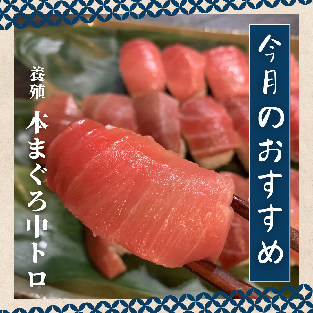 🍉お盆休みにぴったりなシェアサイズ新登場🍉本まぐろ中トロ500g