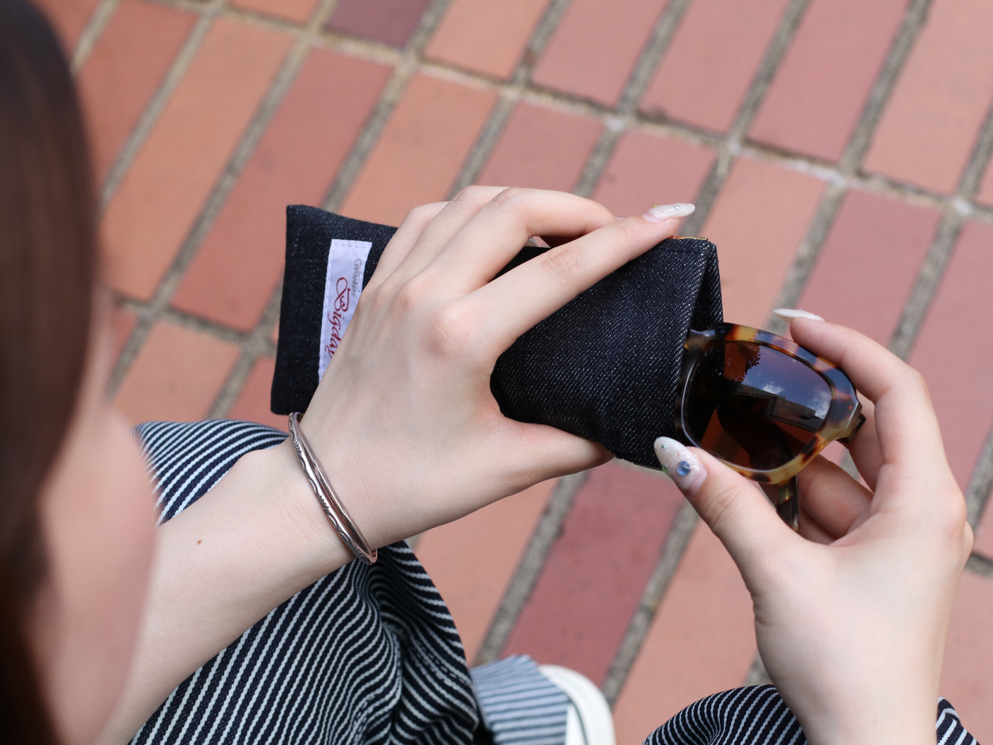 ≪New in≫DENIM EYEGLASS CASE