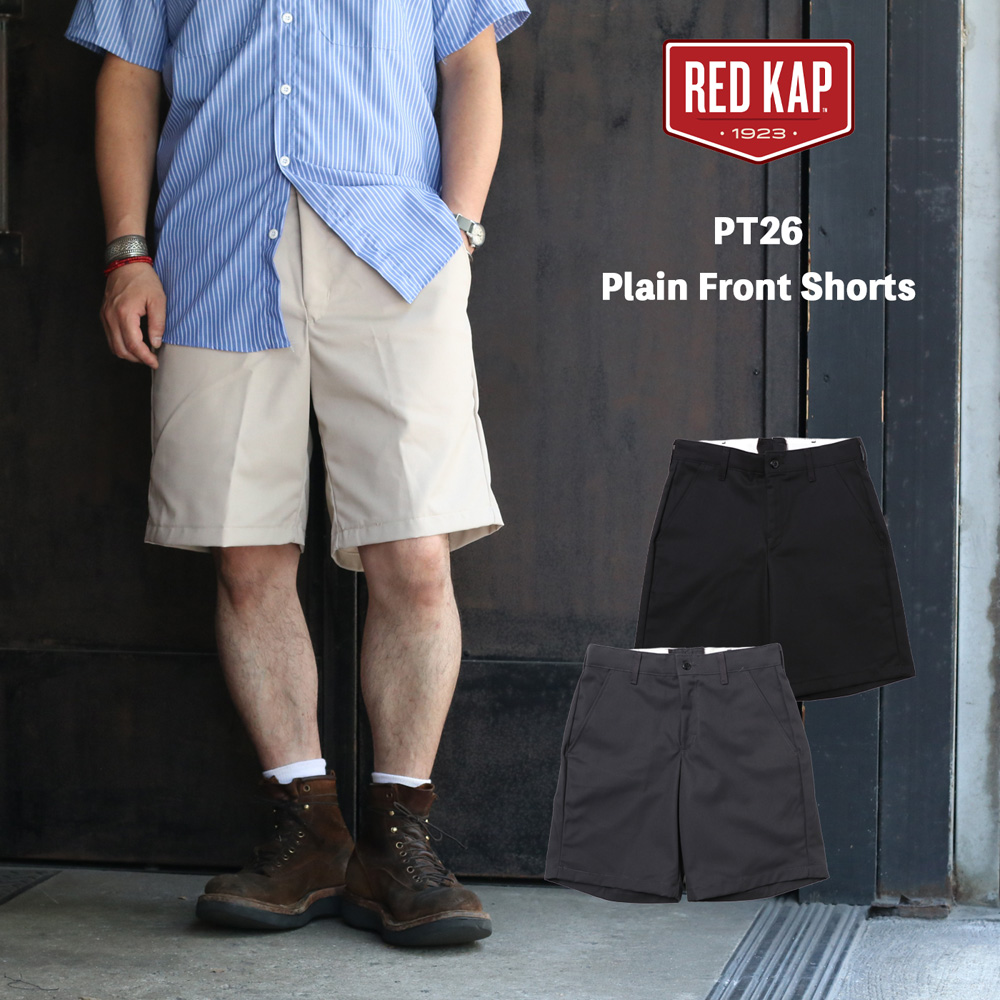≪New in≫Plain Front Shorts
