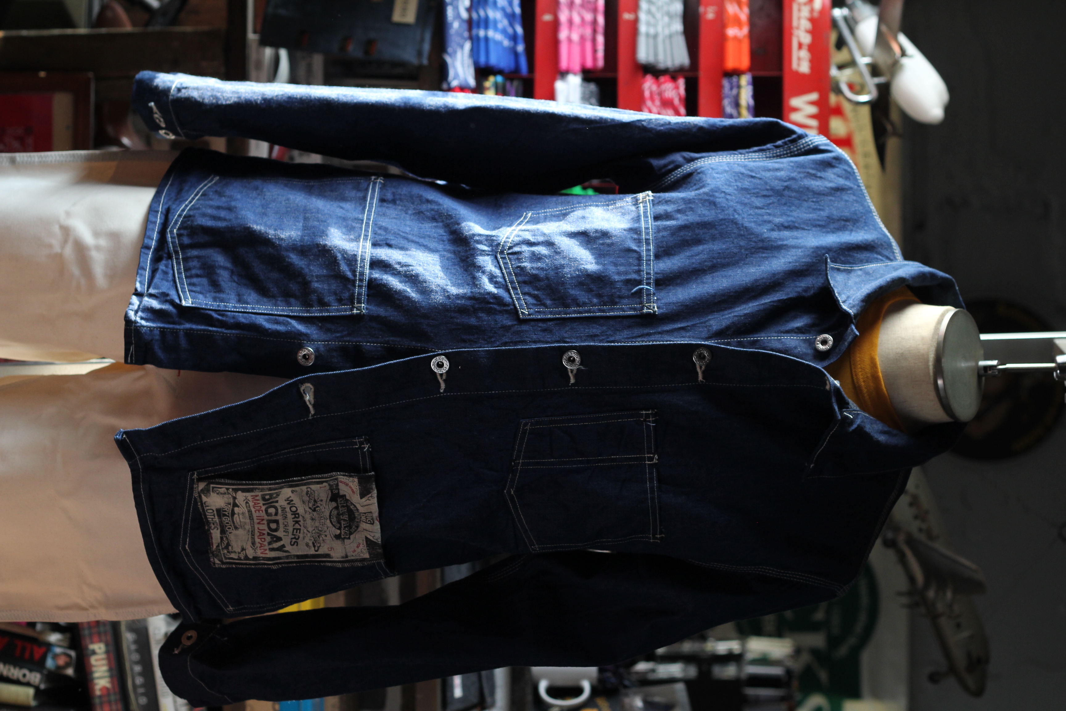 ≪New in≫BIGDAY 10oz DENIM COVERALL