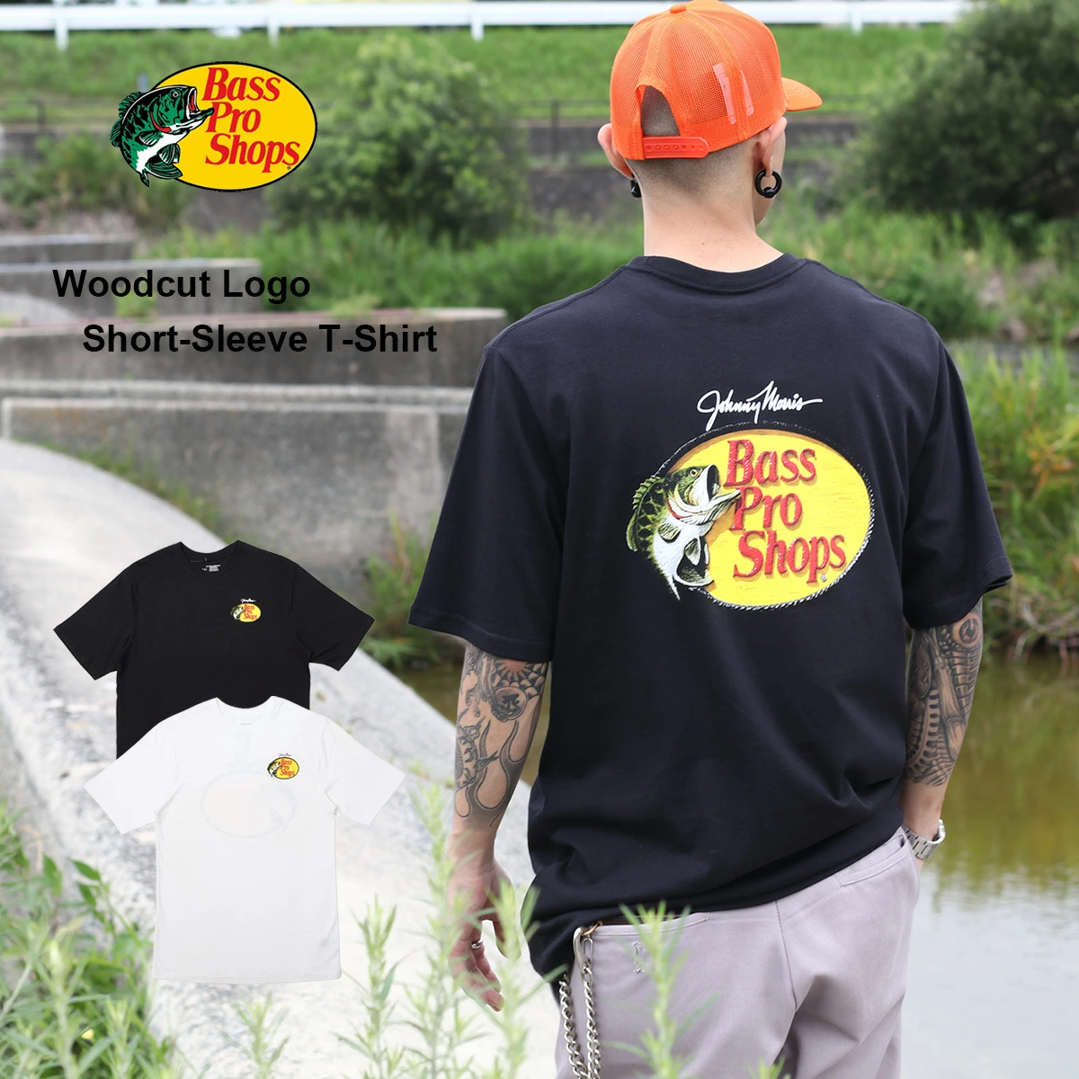≪New in≫Bass Pro Shops Logo Short-Sleeve T-Shirt