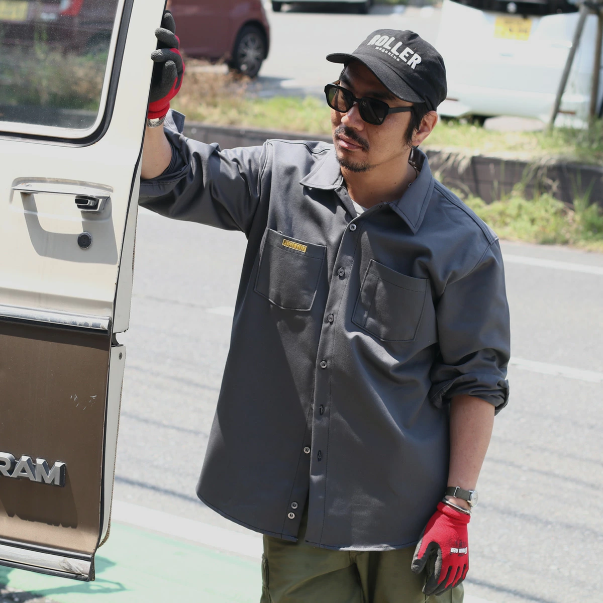 ≪New in≫PRISON BLUES #443 Long Sleeve Charcoal