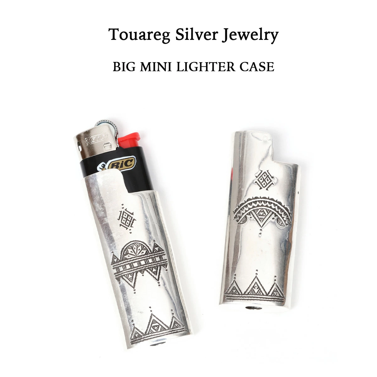 ≪New in≫ Touareg Silver BIG MINI LIGHTER CASE