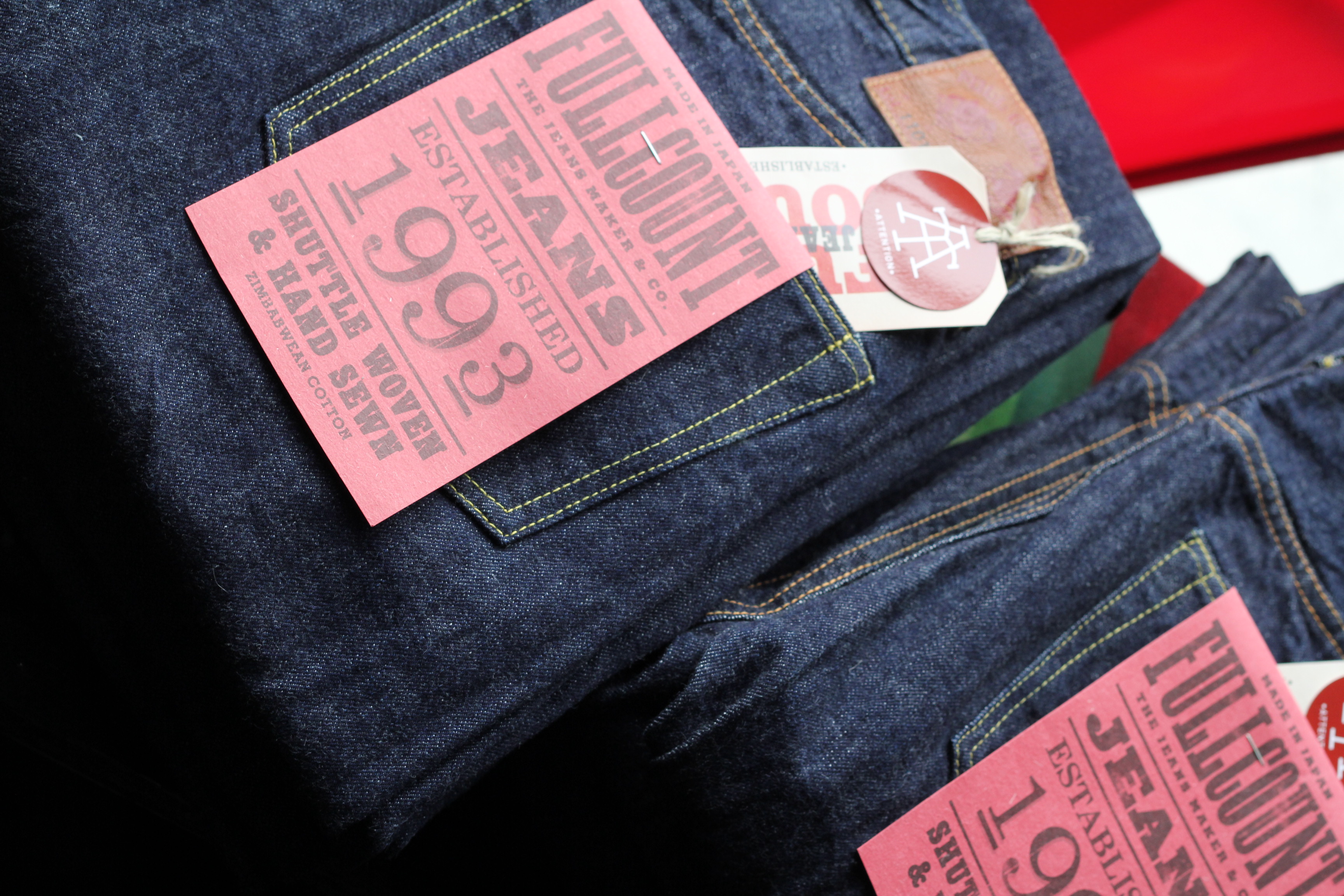 ≪New in≫ FULLCOUNT 1101W Straight Denim 13.7oz