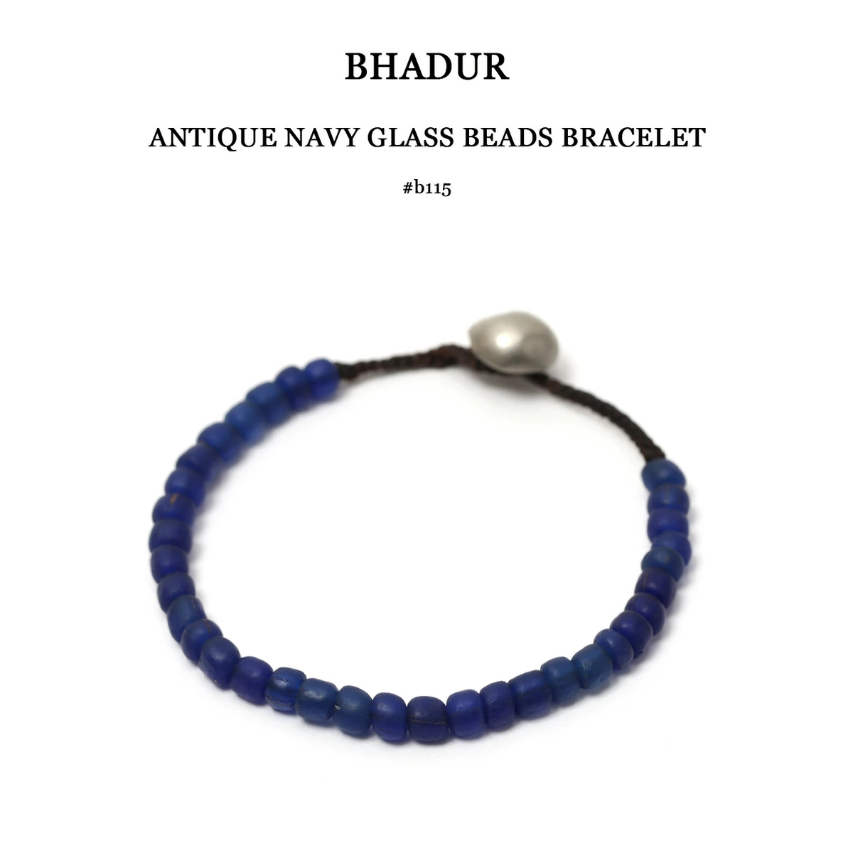 ≪New in≫BLUE ANTIQUE BEADS BRACELET