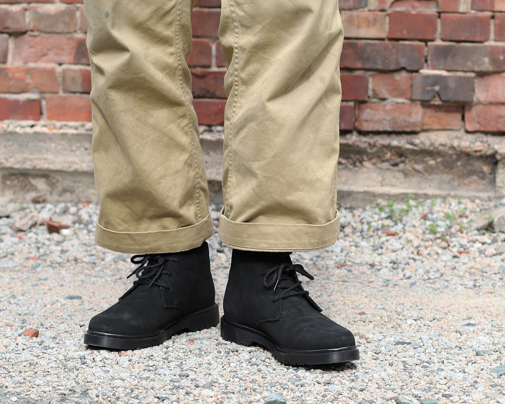 Canadian Military Black Suede Chukka Boots