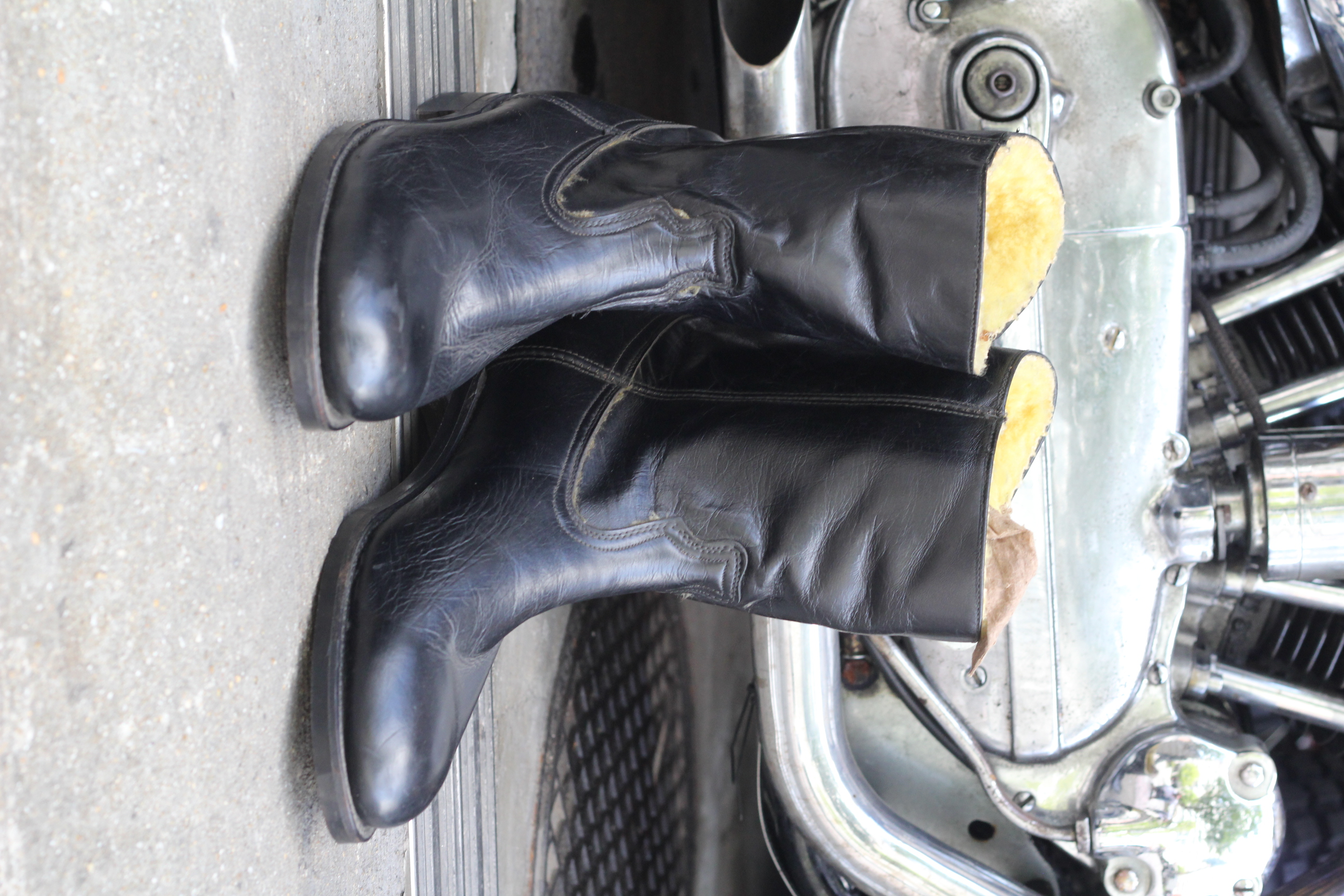 ≪vintage≫UNKOWN BOA LINING BOOTS/N.O.S