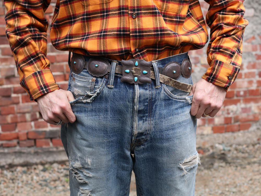 ≪Recommend≫ VINTAGE NAVAJO CONCHO BELT