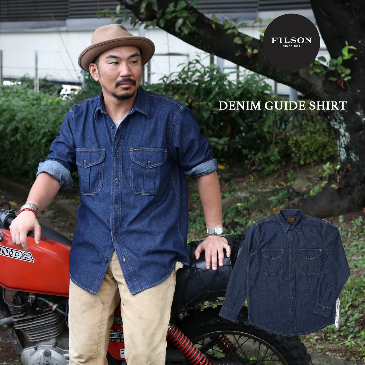 ≪New in≫FILSON Denim Guide Shirt