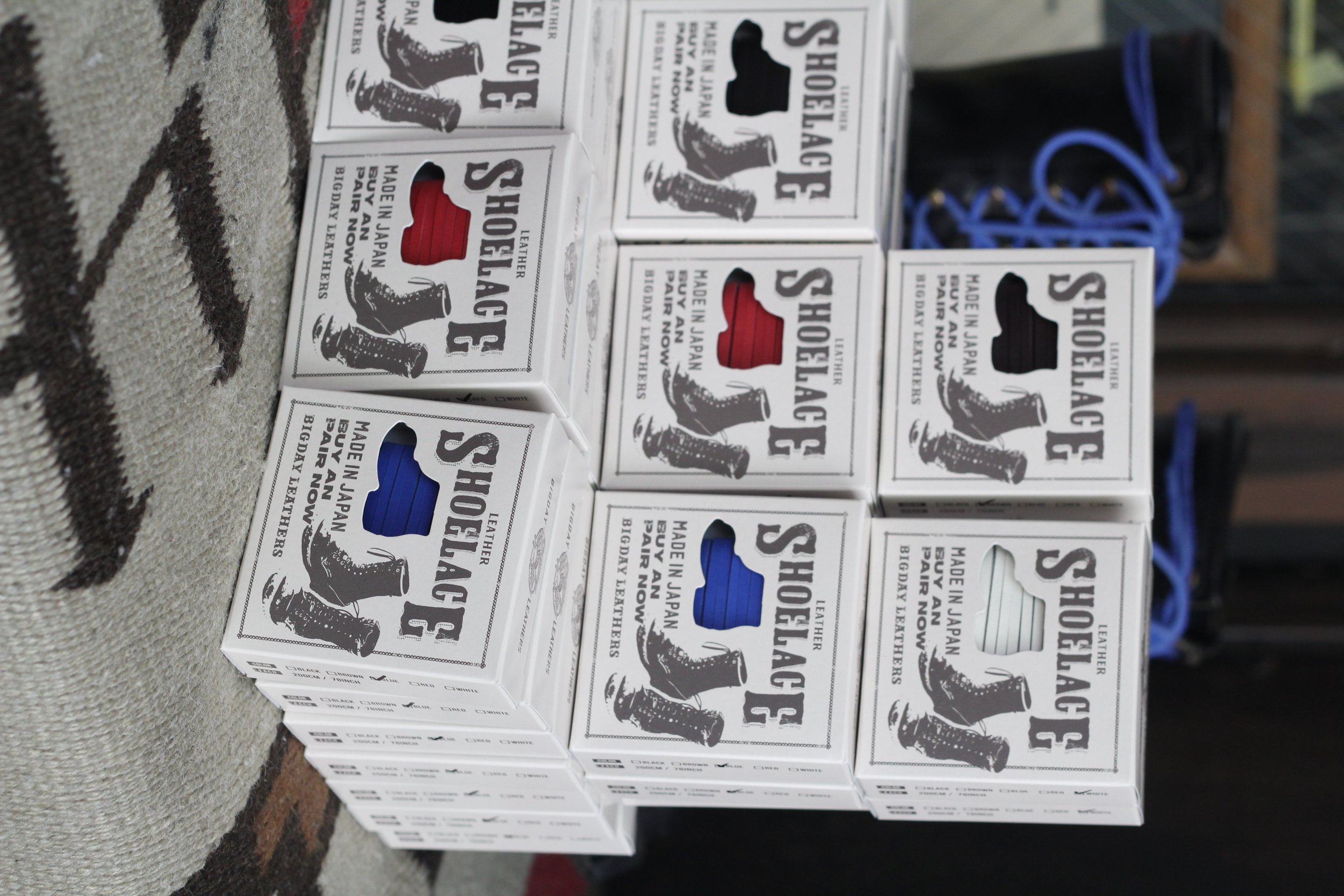 ≪new in≫BIGDAY LEATHER SHOELACE