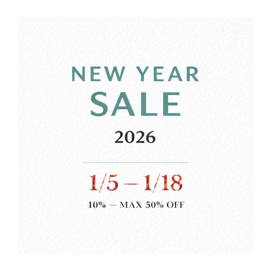 謹賀新年｜2026年 新春セールのお知らせ。