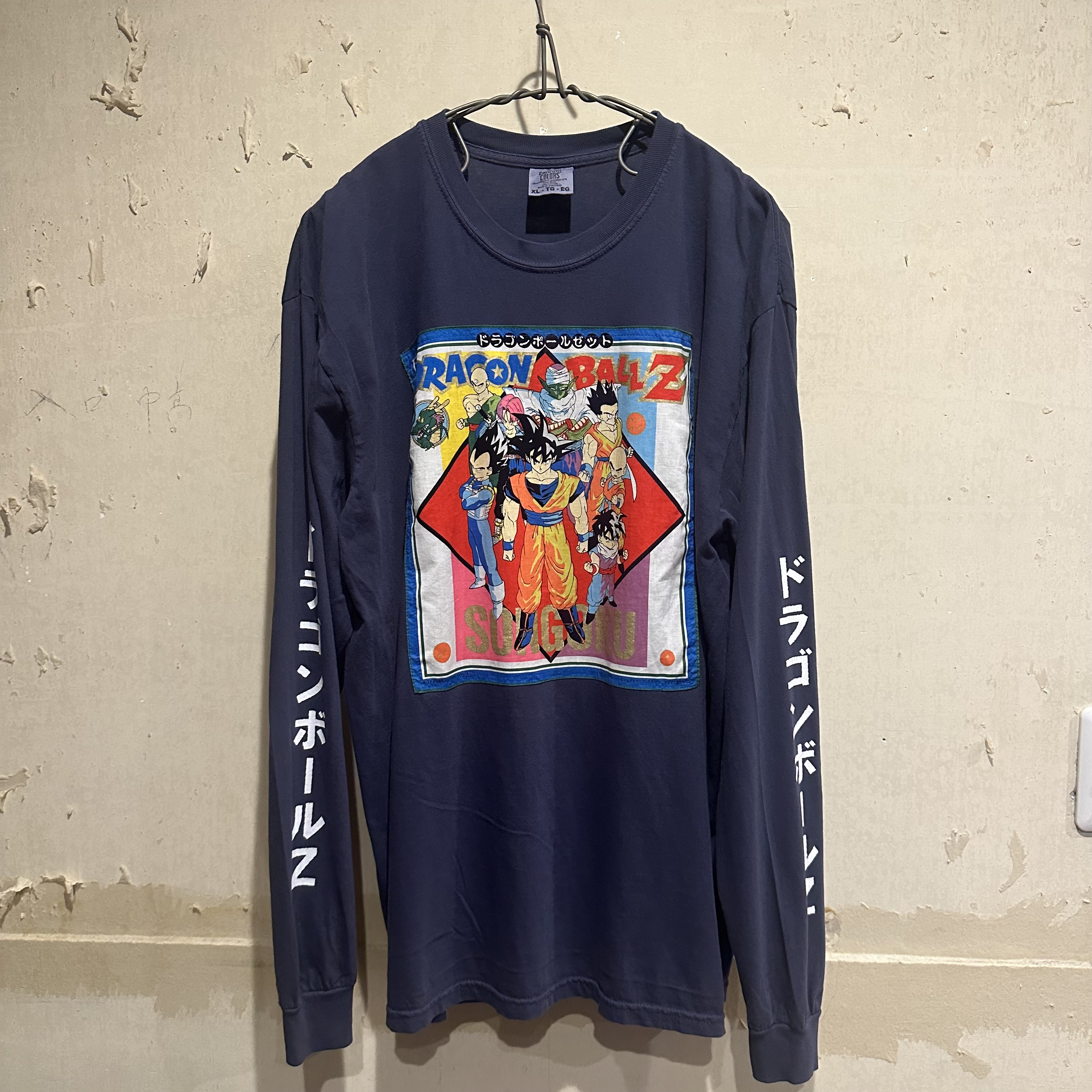 VINTAGE ANIME FABRIC PATCHED ロンTee