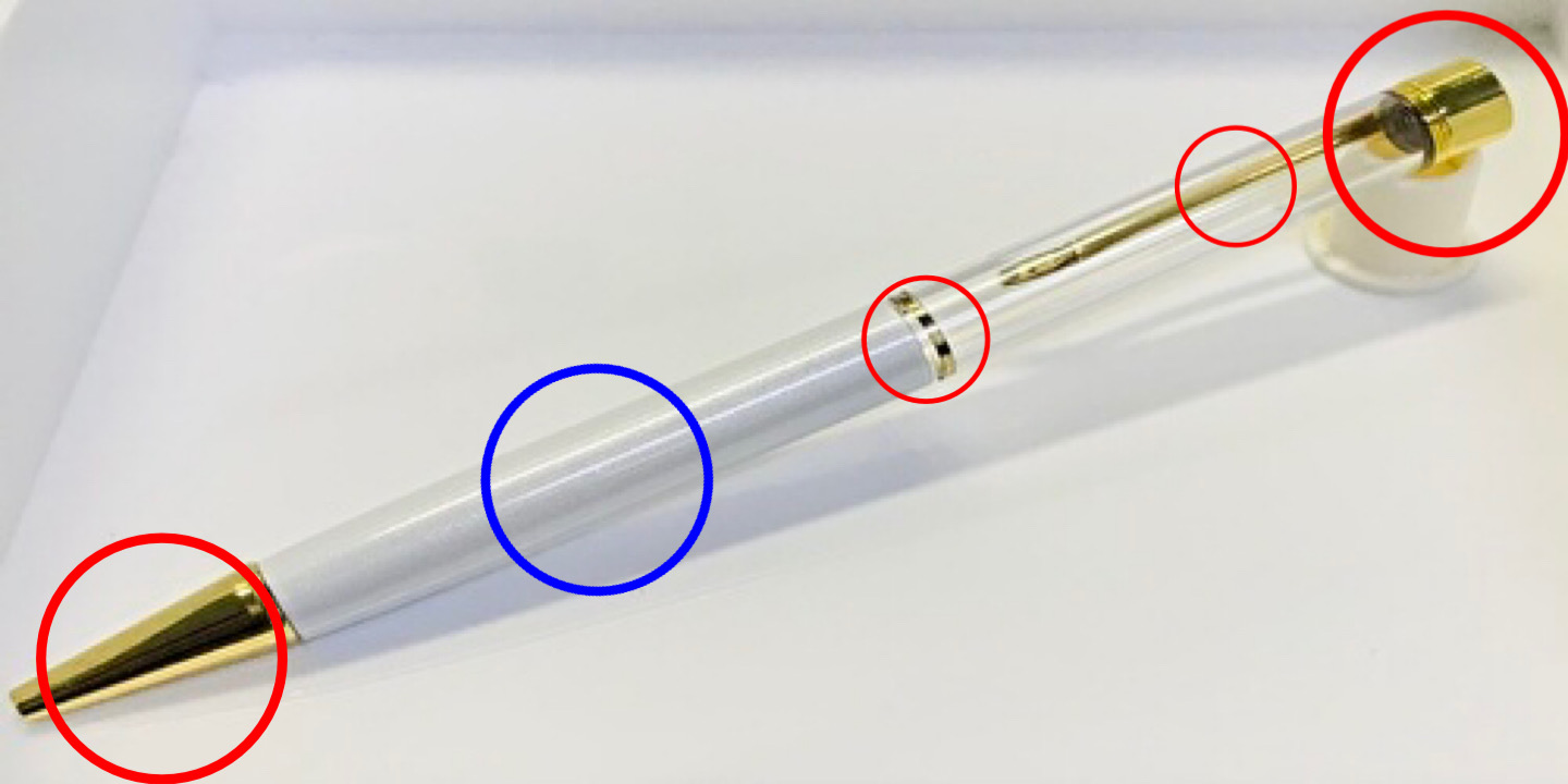 透明標本ボールペン　本体カラー紹介