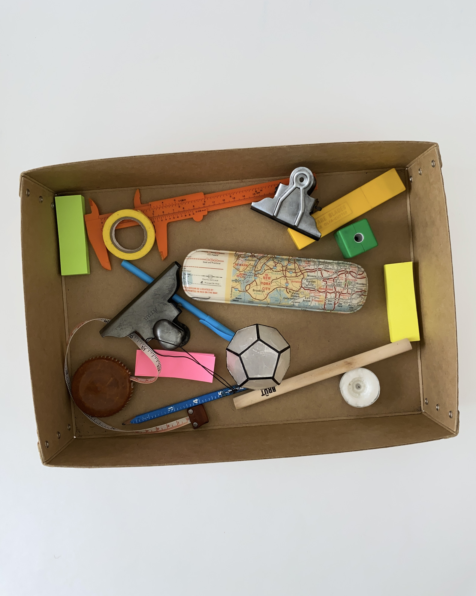 Pencil Case Old Map｜古い地図柄のペンケース