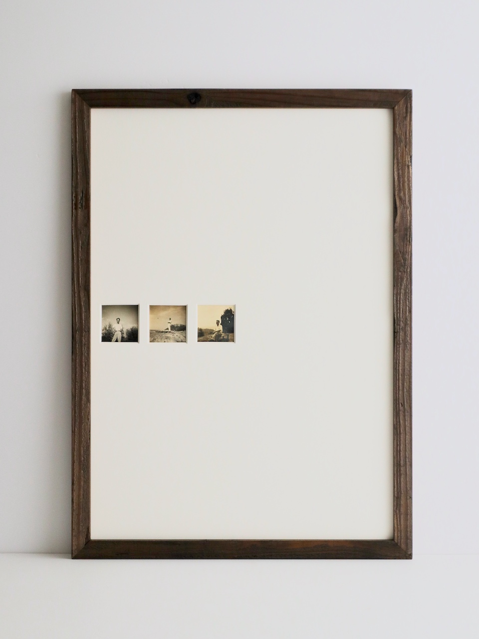 新商品｜足場板 ポスターフレーム A2（杉古材）