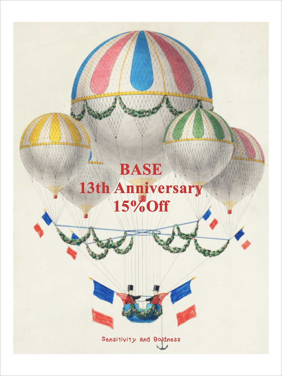 BASE 13th Anniversary 「15%OFFクーポン」