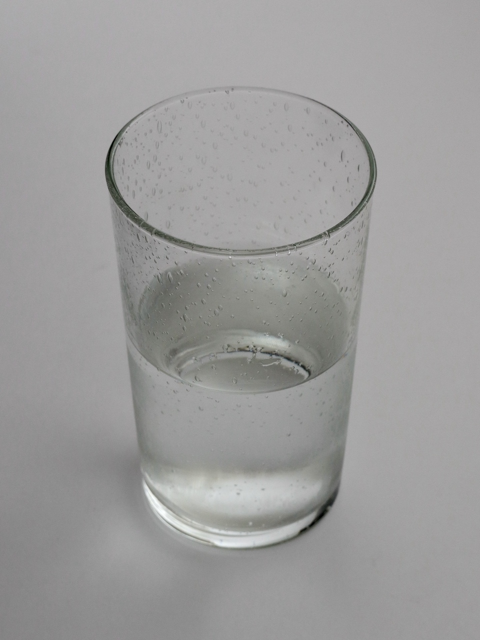 Glass Tumbler Bubble Clear