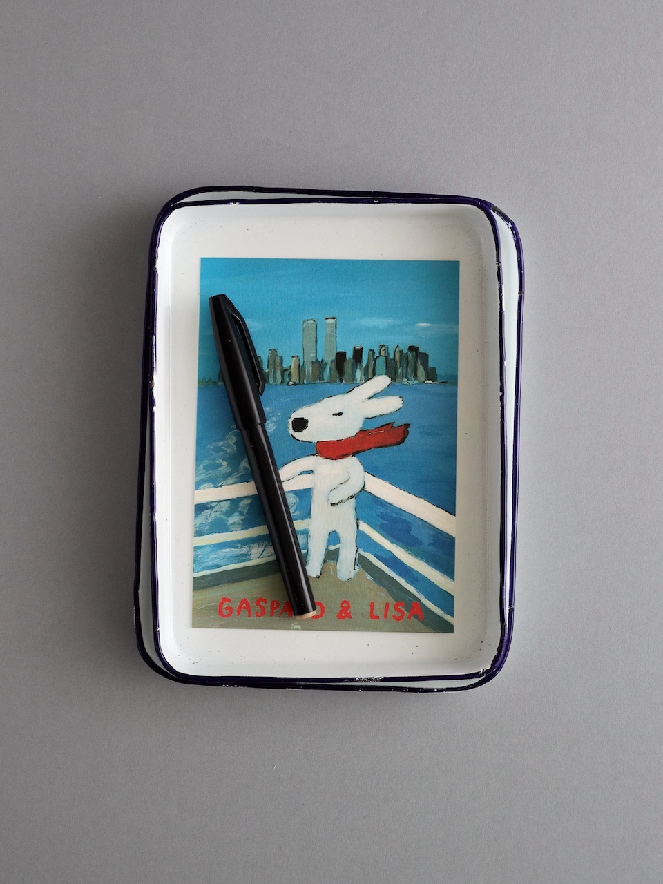 Enamel Tray Set of 2