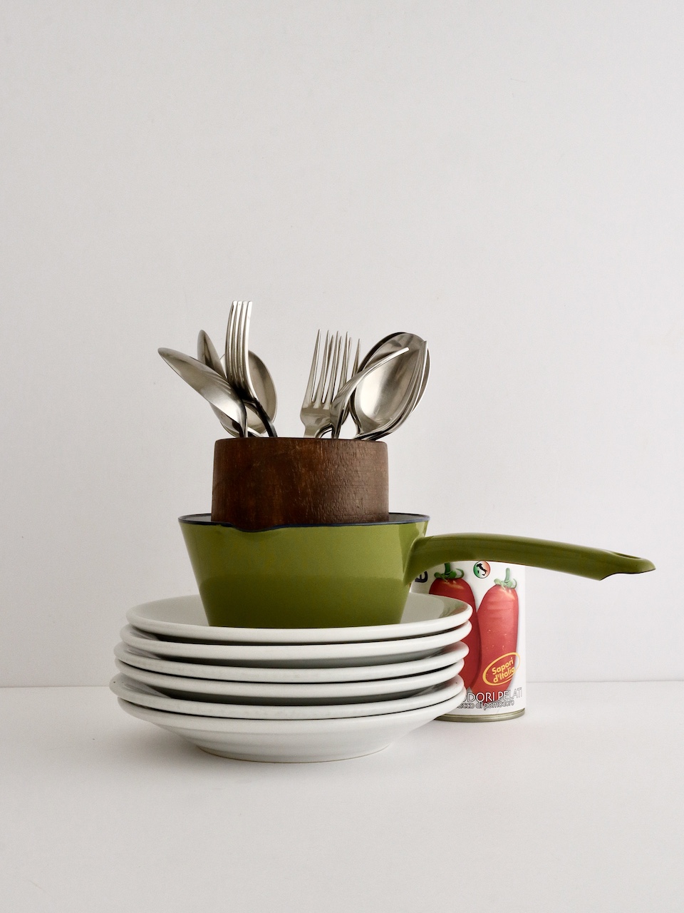 Enameled Milk Pan