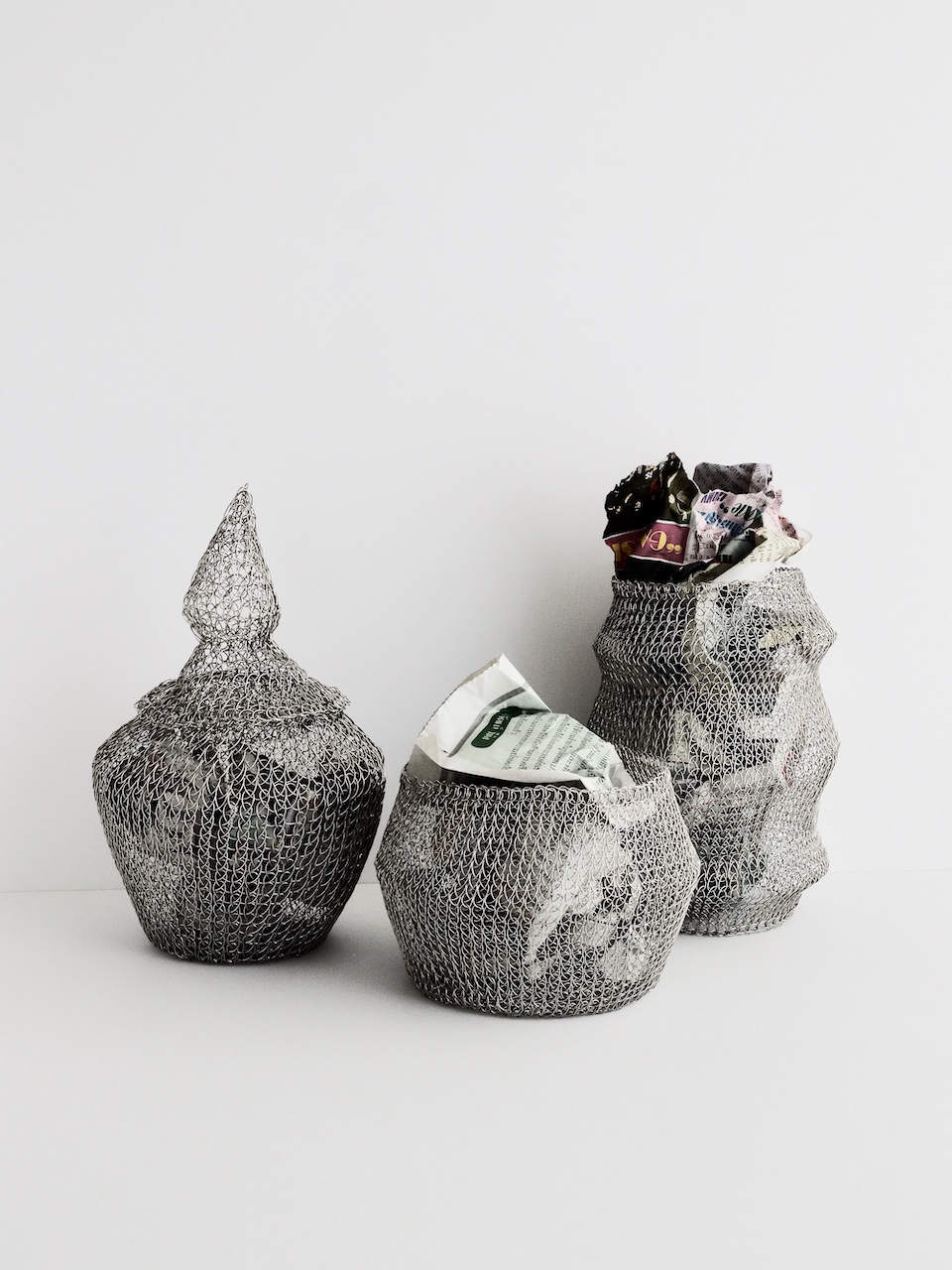 Timor-Leste Handwoven Wire Pot / Bowl / Sleeve