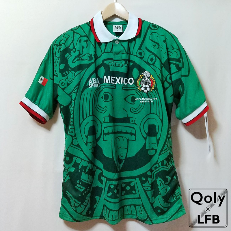 緑のアステカ・ユニフォーム登場！1998メキシコのホームです