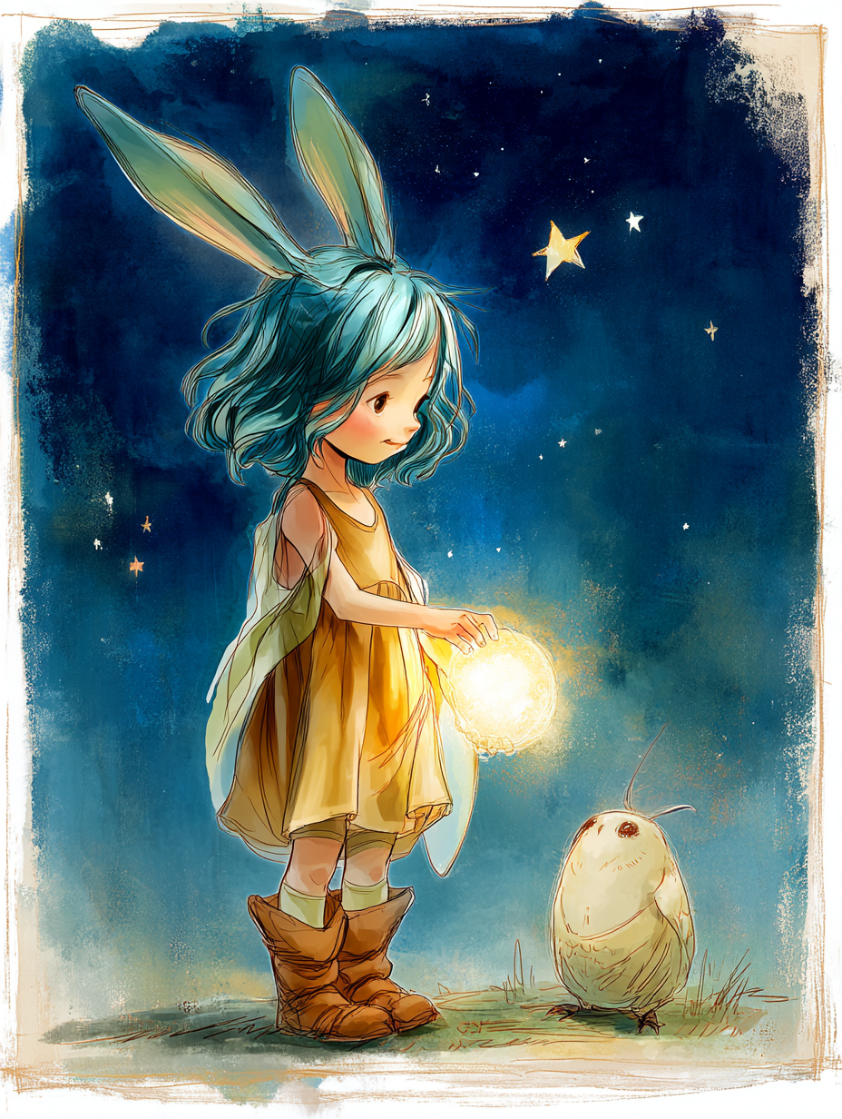 夜の森で、小さな光をみつけた話